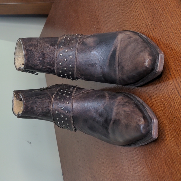 New Roper Handmade in Mexico Ankle Boots Western 9 - Picture 2 of 11